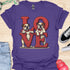 Love is a four legged word - V6 - Standing Duo T-Shirt